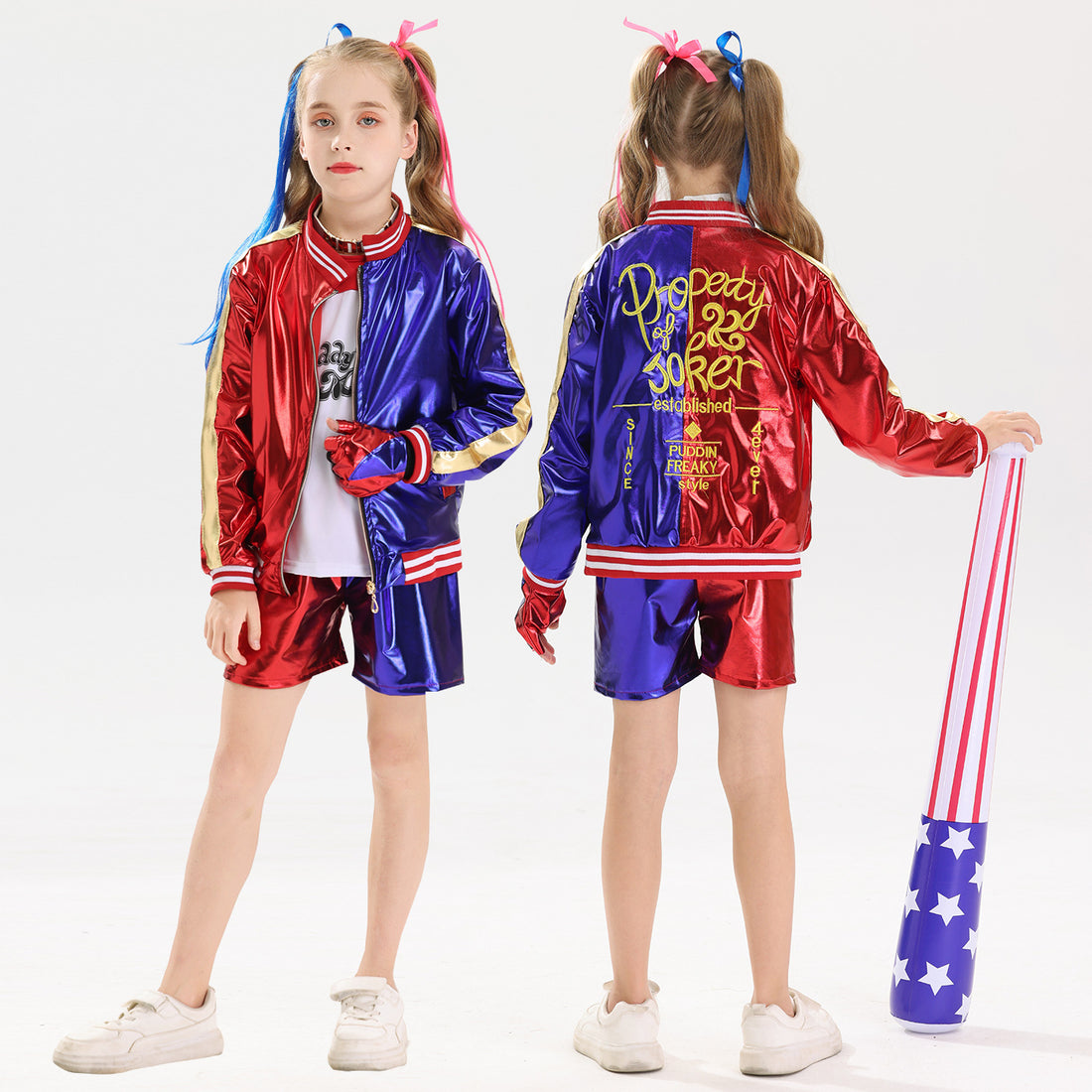 Suicide Squad Joker & Harley Quinn Kids Costume For Halloween