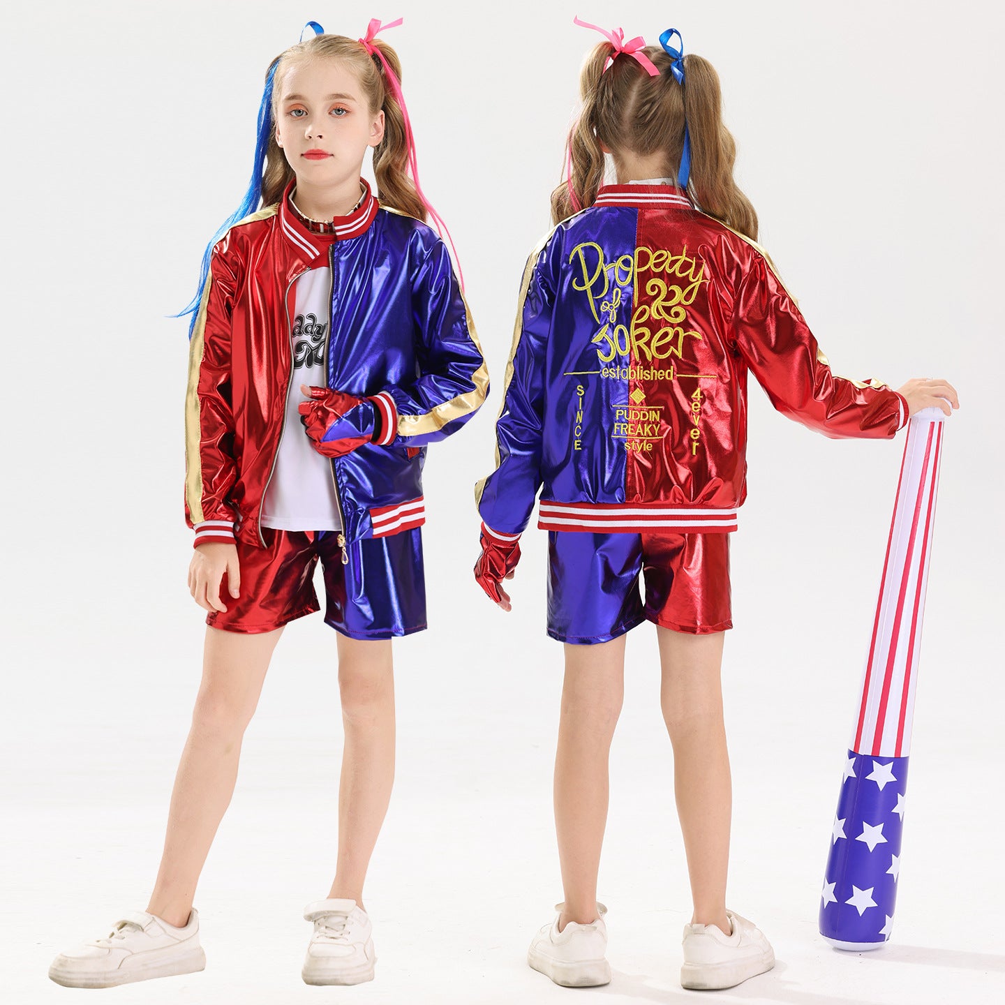 Suicide Squad Joker & Harley Quinn Kids Costume For Halloween