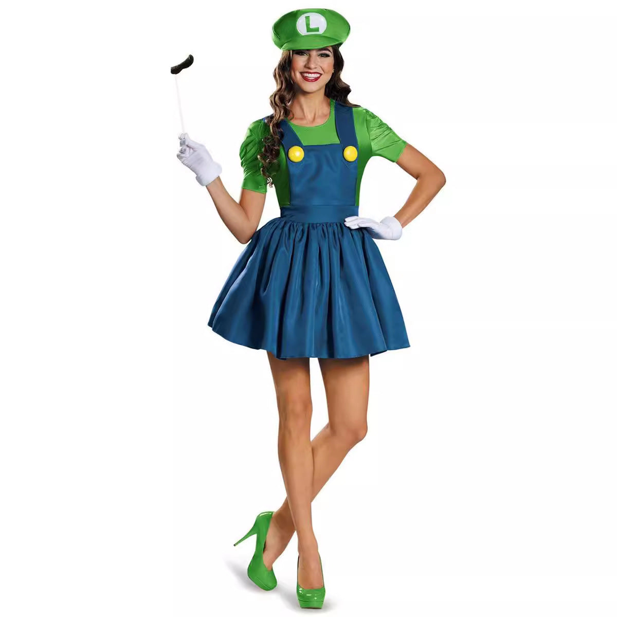 Halloween Women's Adult Mario Costume