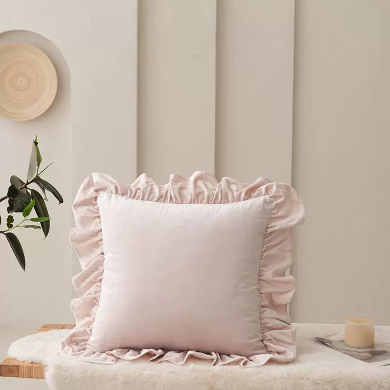 Reversible Flannel Lumbar Pillow Cover Inner
