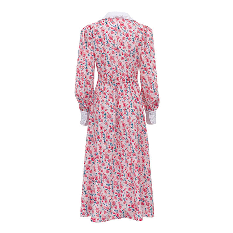 Women's Elegant Floral Print Dress