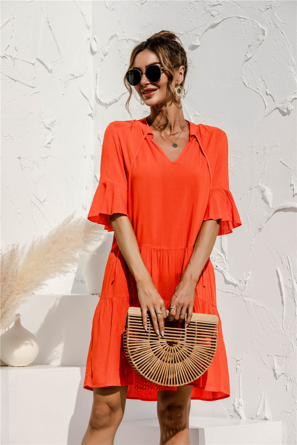 Casual Short Cake Style Daily Dresses