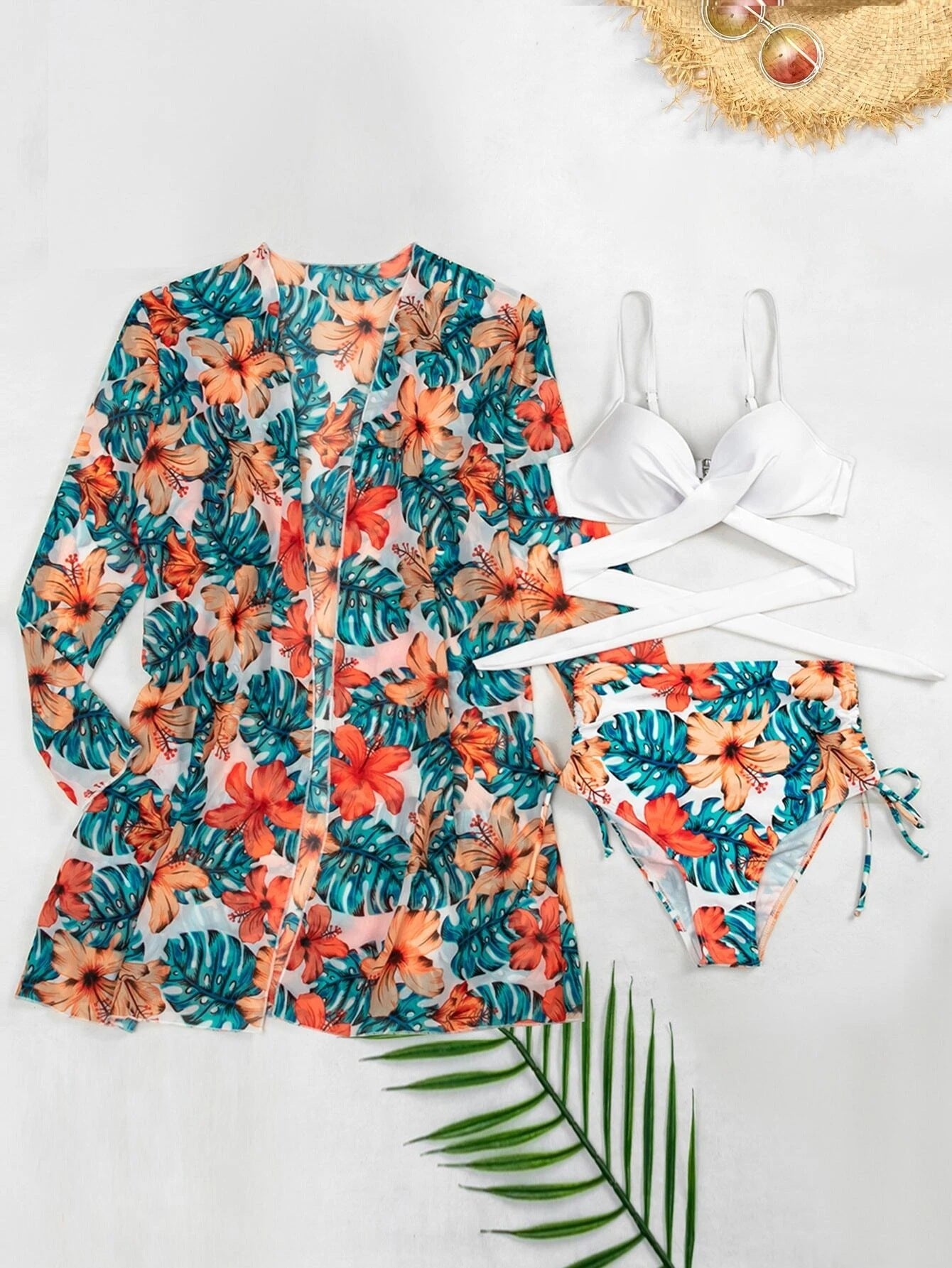 Sexy Women Bikini Swimwear 3pcs/Set