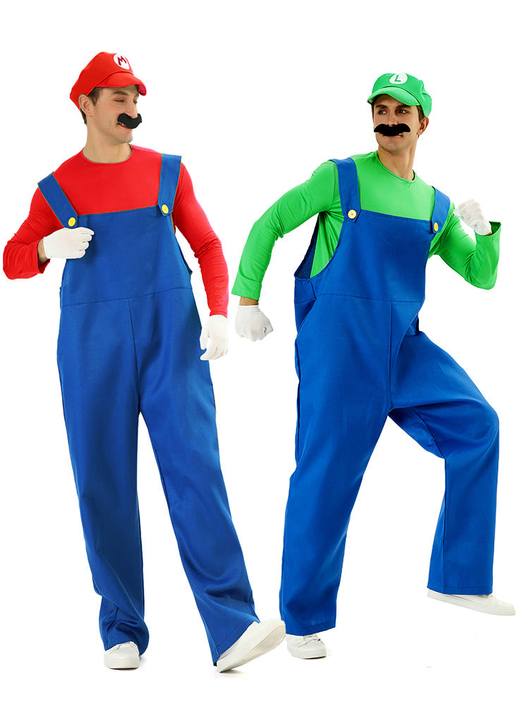 Adult Mario Costume for Halloween Cosplay
