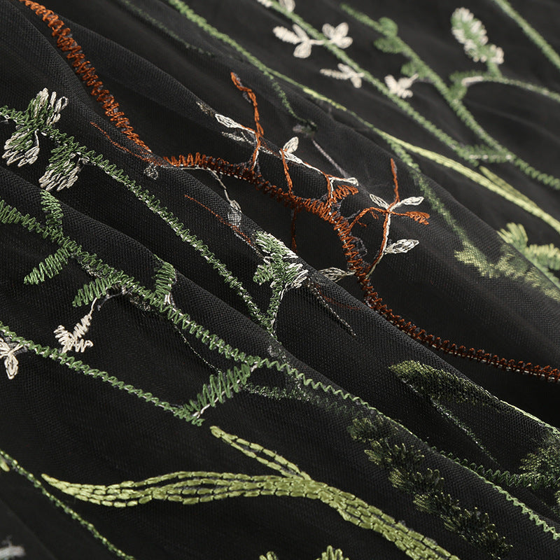 Vintage Sleeveless Embroidery Dresses-Dresses-Free Shipping at meselling99