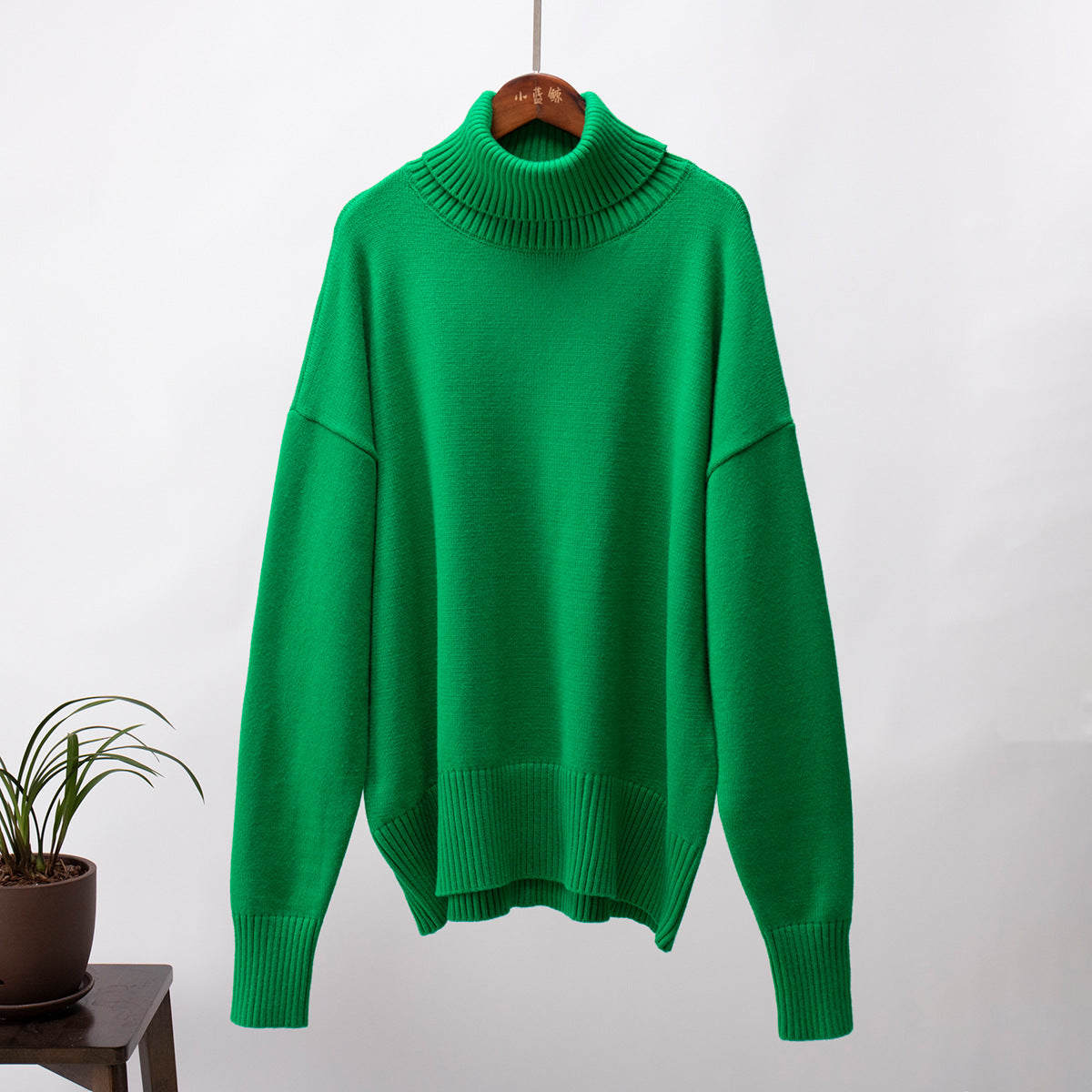 Classical High Neck Knitted Pullover Sweaters