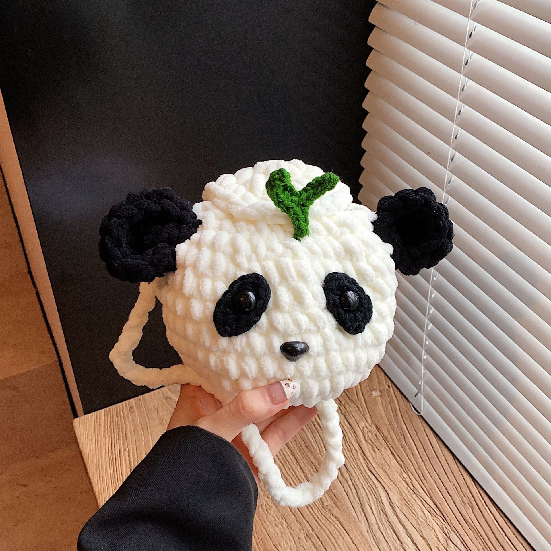 Handmade Knitted Bear Coin Purse