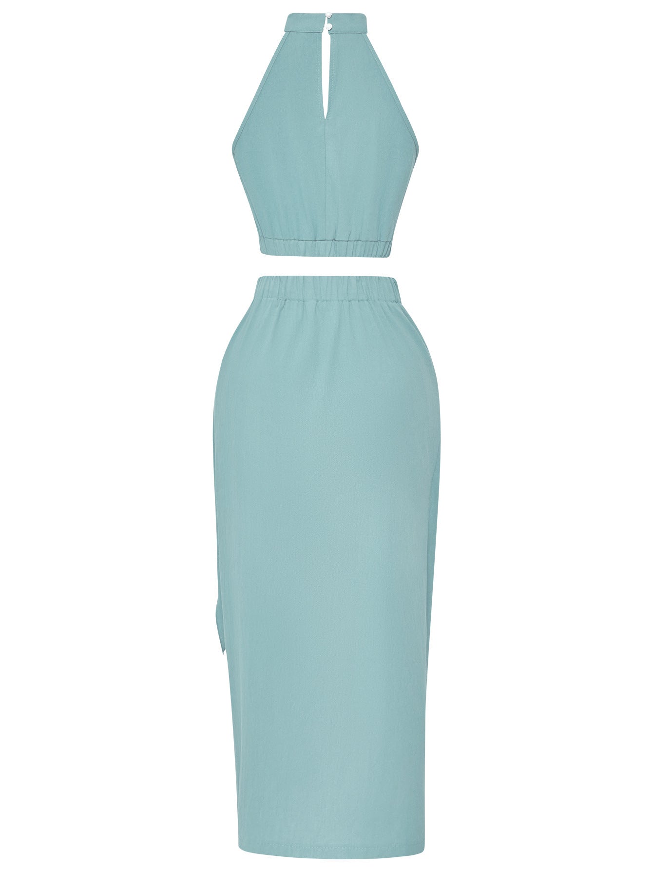 Sexy Halter Sleeves Top & Skirts Suits for Women-Dresses-Free Shipping at meselling99