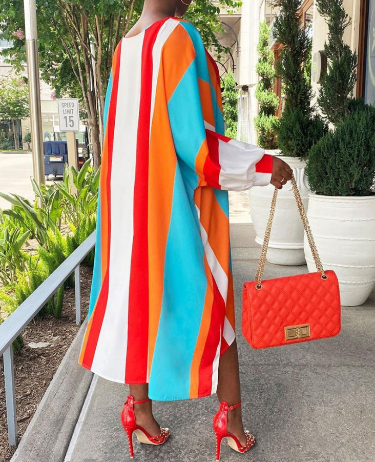 Casual Off The Shoulder Dot Print Dresses