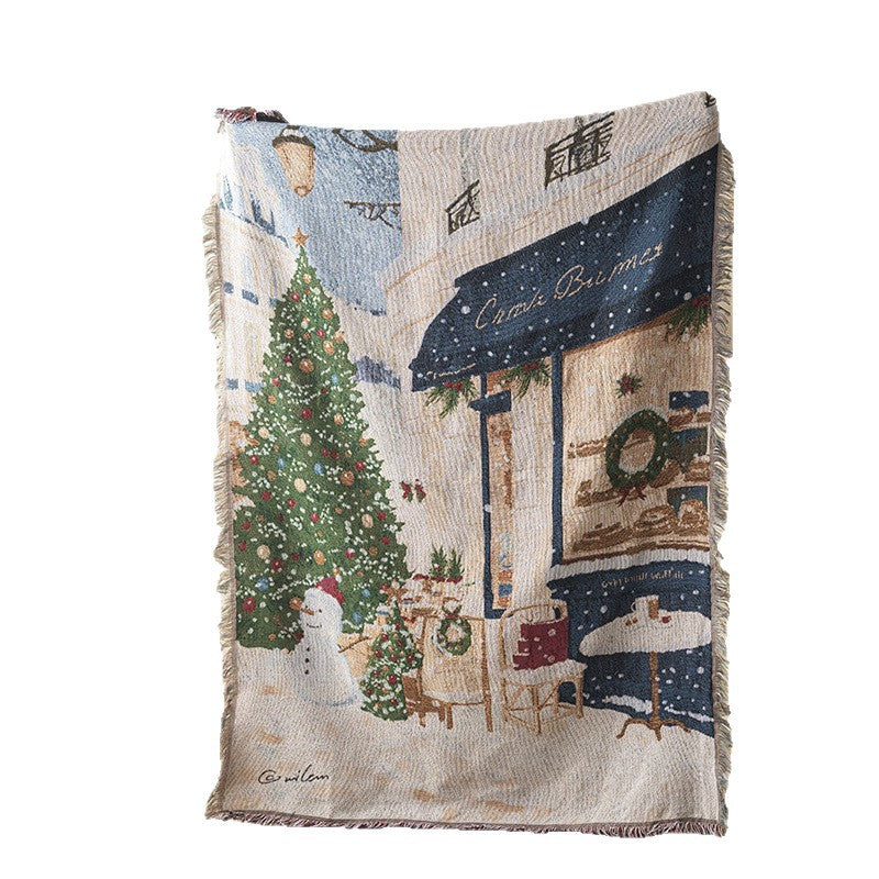 Christmas Gift Blankets - Holiday Decor Throws for Sofa, Bed & Wall