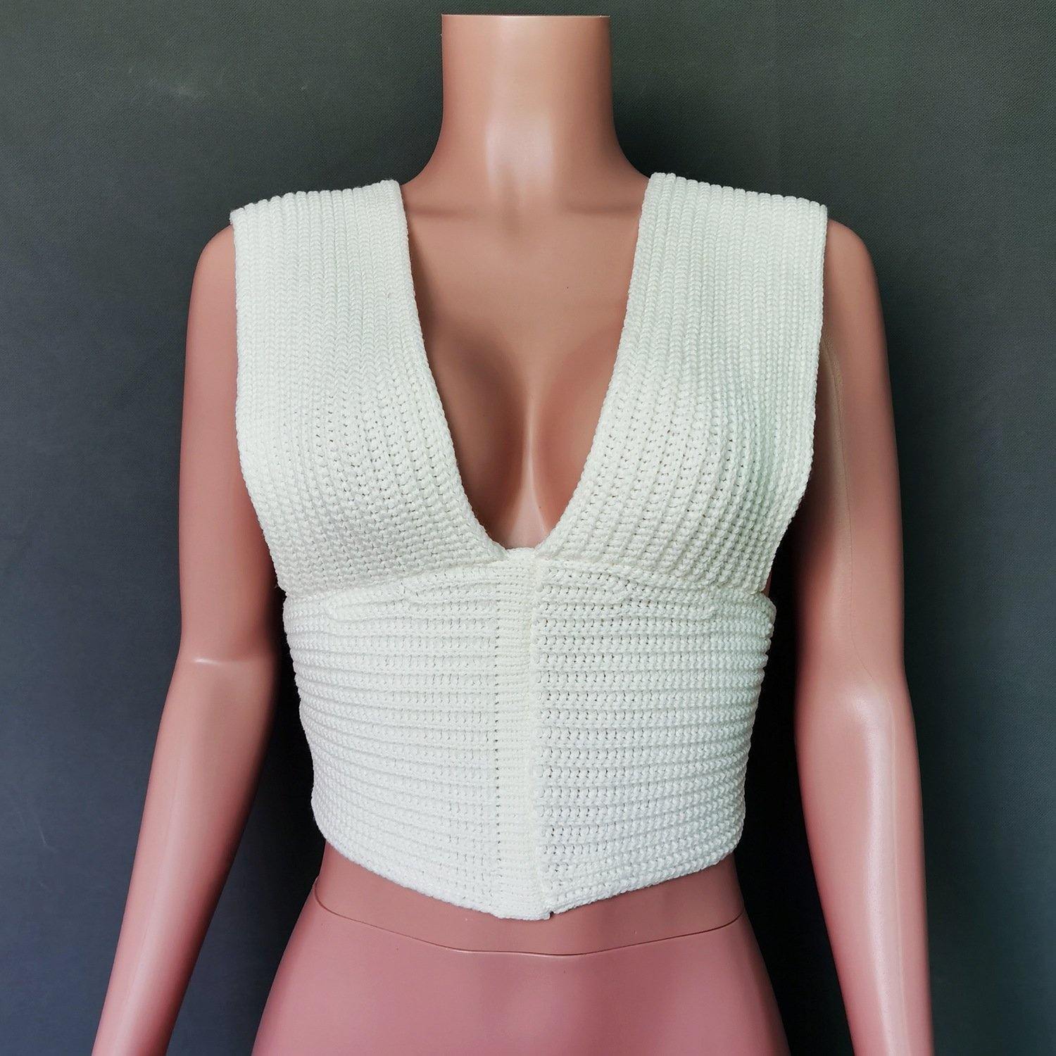 DIY Knitting Bangdage Tops-STYLEGOING