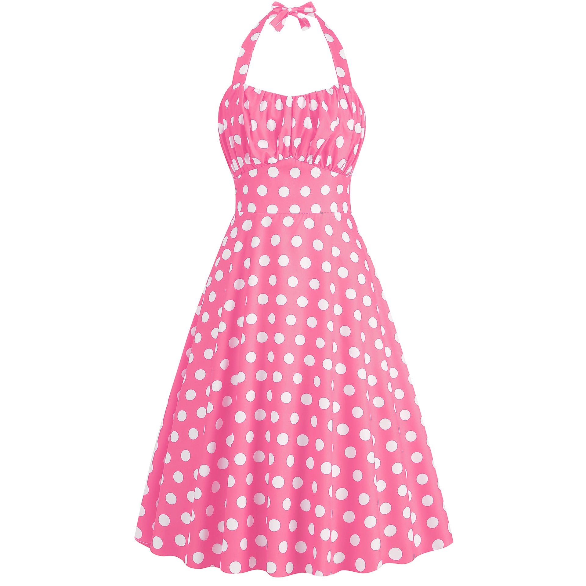 Summer Floral Sundress for Women - Slim Fit Strappy Dress with Cute Print