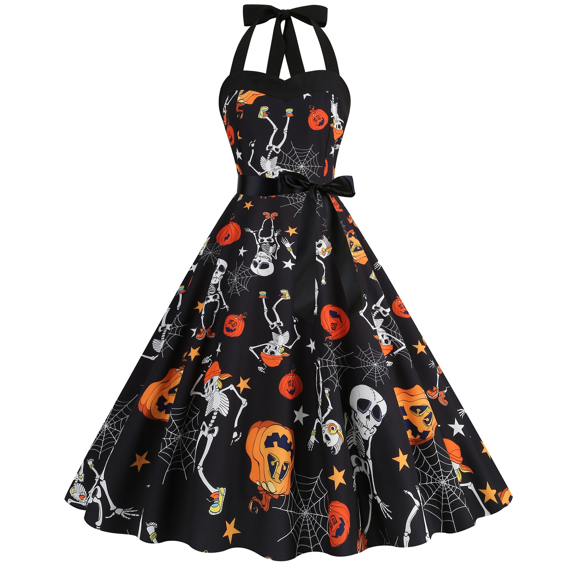 Elegant Vintage Halloween Dress
