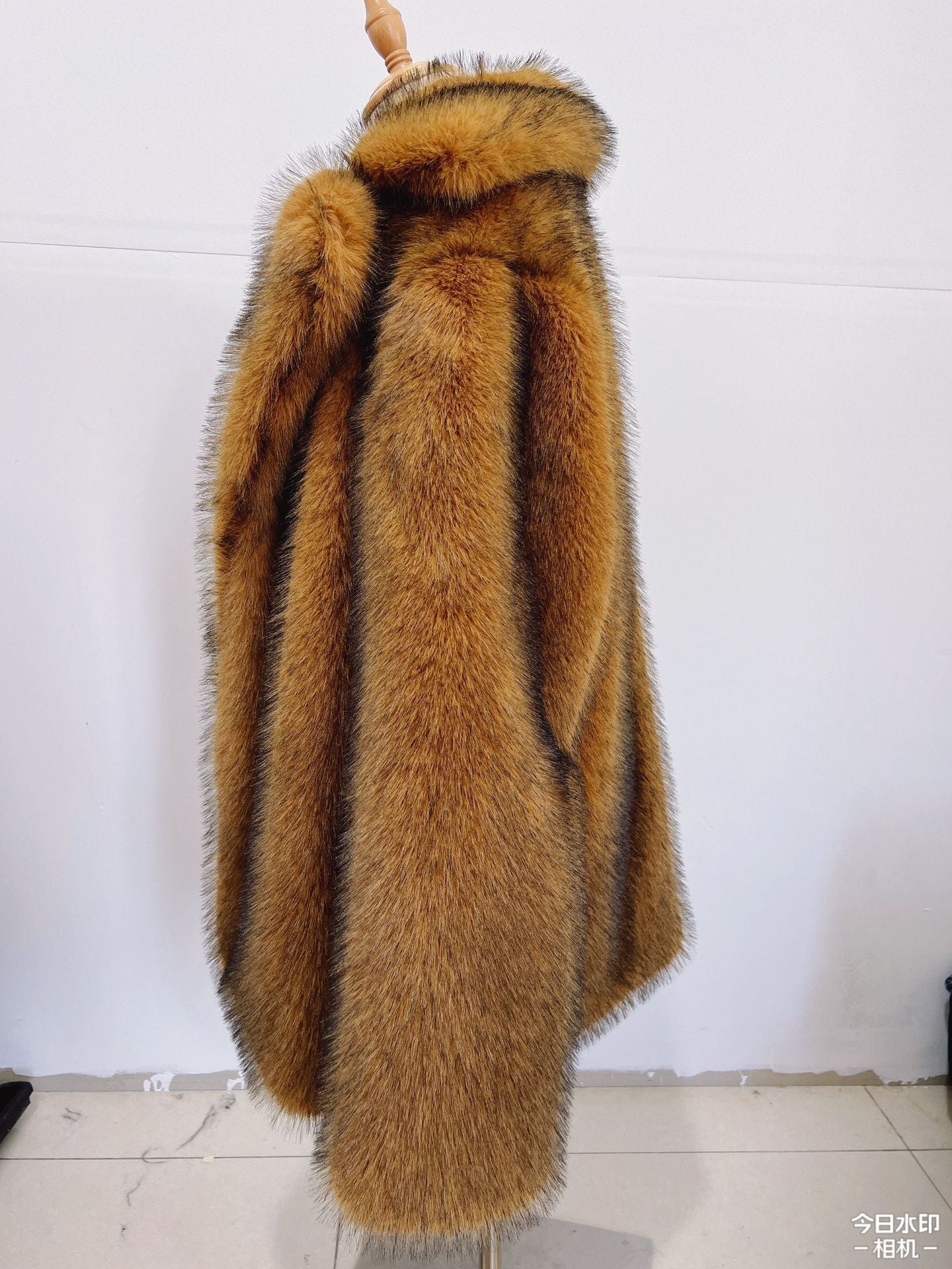 Winter Man Made Fox Fur Coats for Women