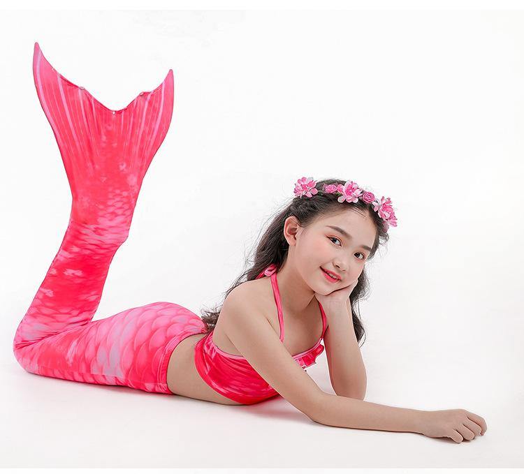 Grils Summer Mermaid Dress&Bikini-STYLEGOING