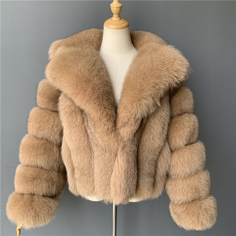 Fashion Artificial Fur Winter Short Coats for Women