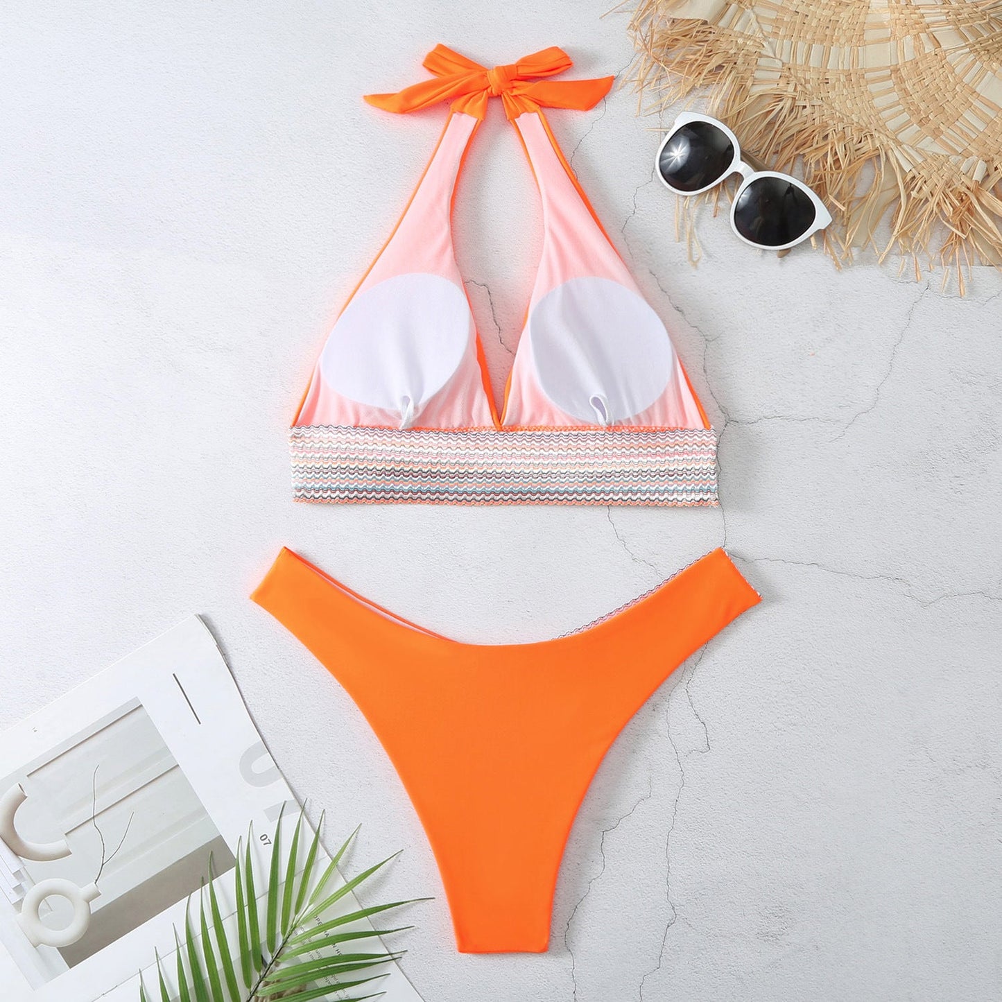 Sexy Halter Neckline Bikini Swimsuits