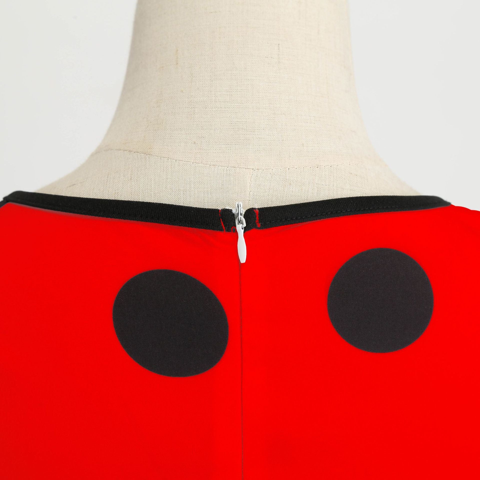 Summer Sleeveless Polka Dot Dresses-Dresses-Free Shipping at meselling99