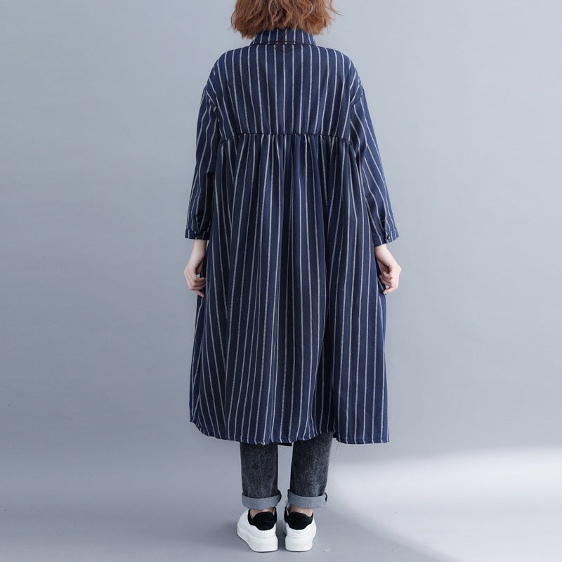 Fashion Linen Plu Ssizes Fall Shirts Coats-Coats & Jackets-Free Shipping at meselling99