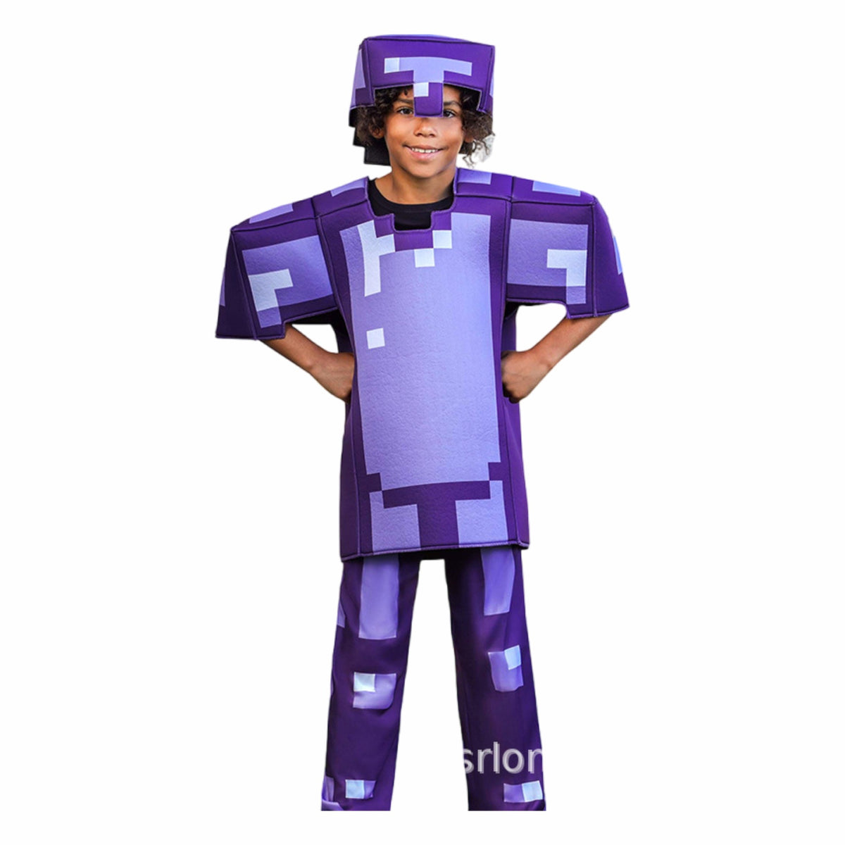 Minecraft Kids Cosplay Costume Holloween