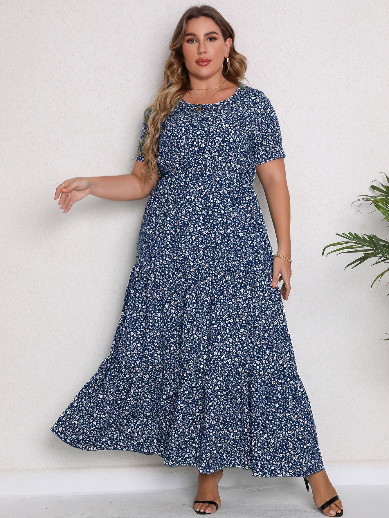 Plus Size Boho Beach Maxi Dress