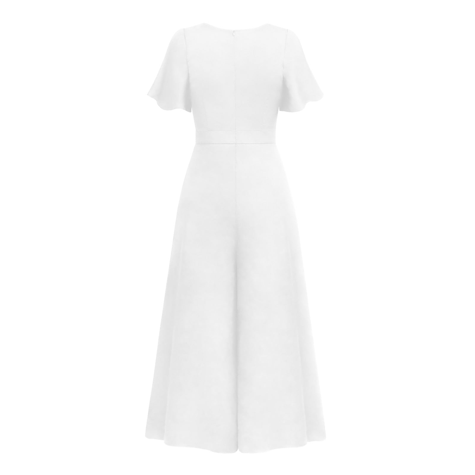 Sexy Ruffled Sleeves Bandage Women Jumpsuits