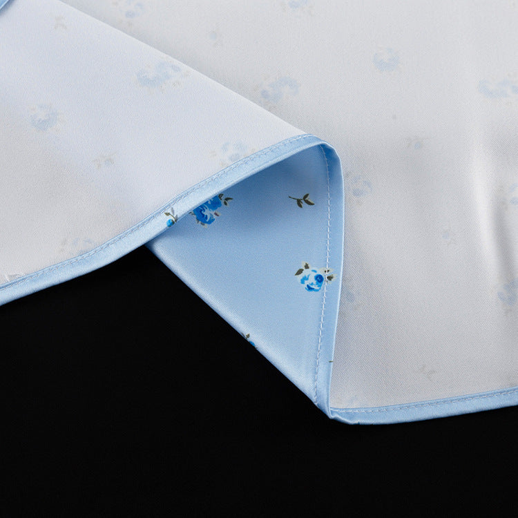 Women's Satin Print Pencil Skirt