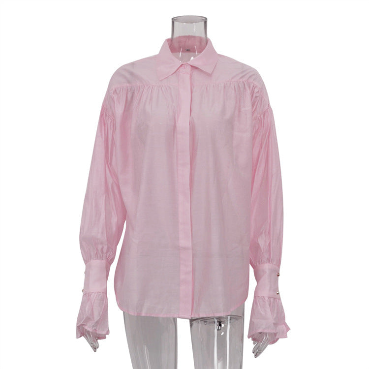 Women's Oversized Button-Down Shirt
