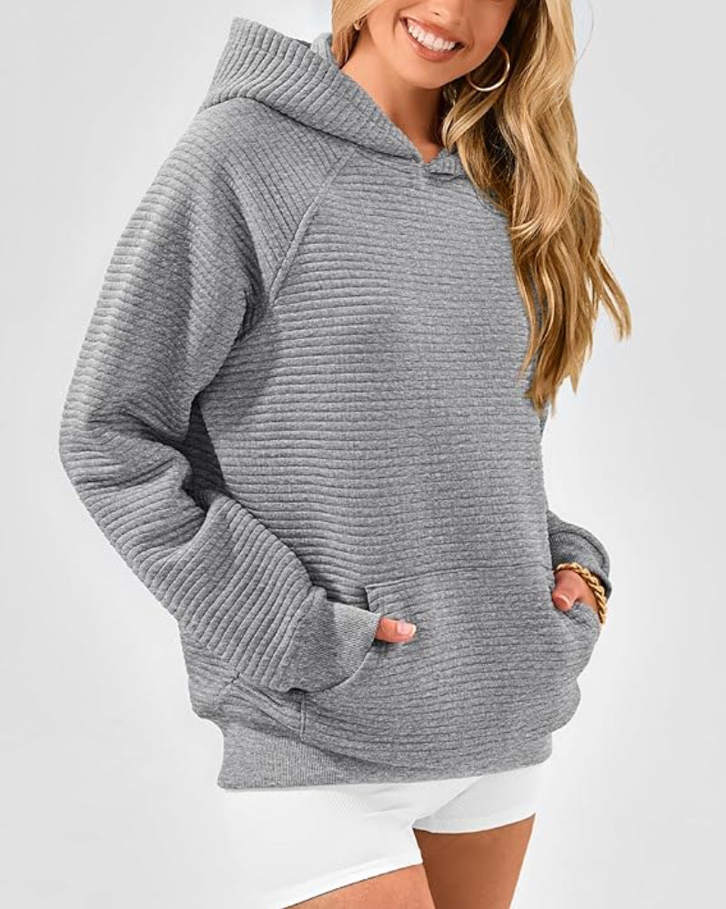 Fashion Long Sleeves Pockets Hoodies