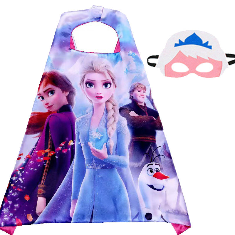 Kids Halloween Superhero Cape Costume