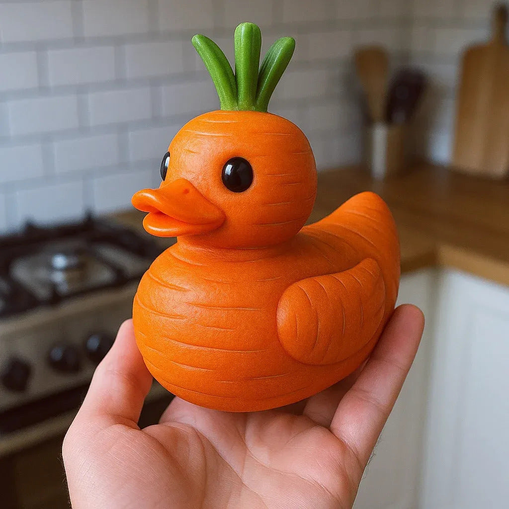 Whimsical Vegetable Duck