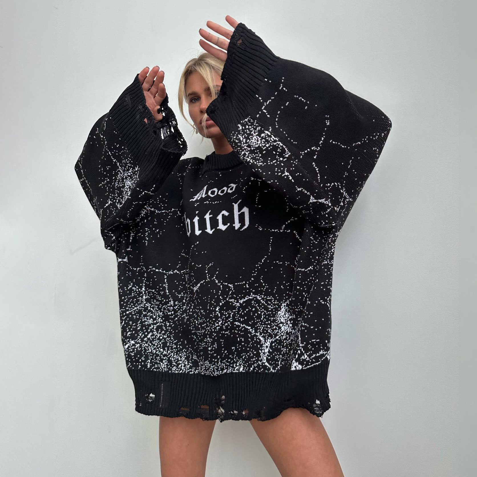 Casual Designed Letter Knitted Sweaters for Women