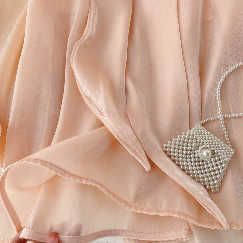 Designer Blouse with Puff Sleeves Women's Shirt, Elegant & Feminine, Soft & Chic