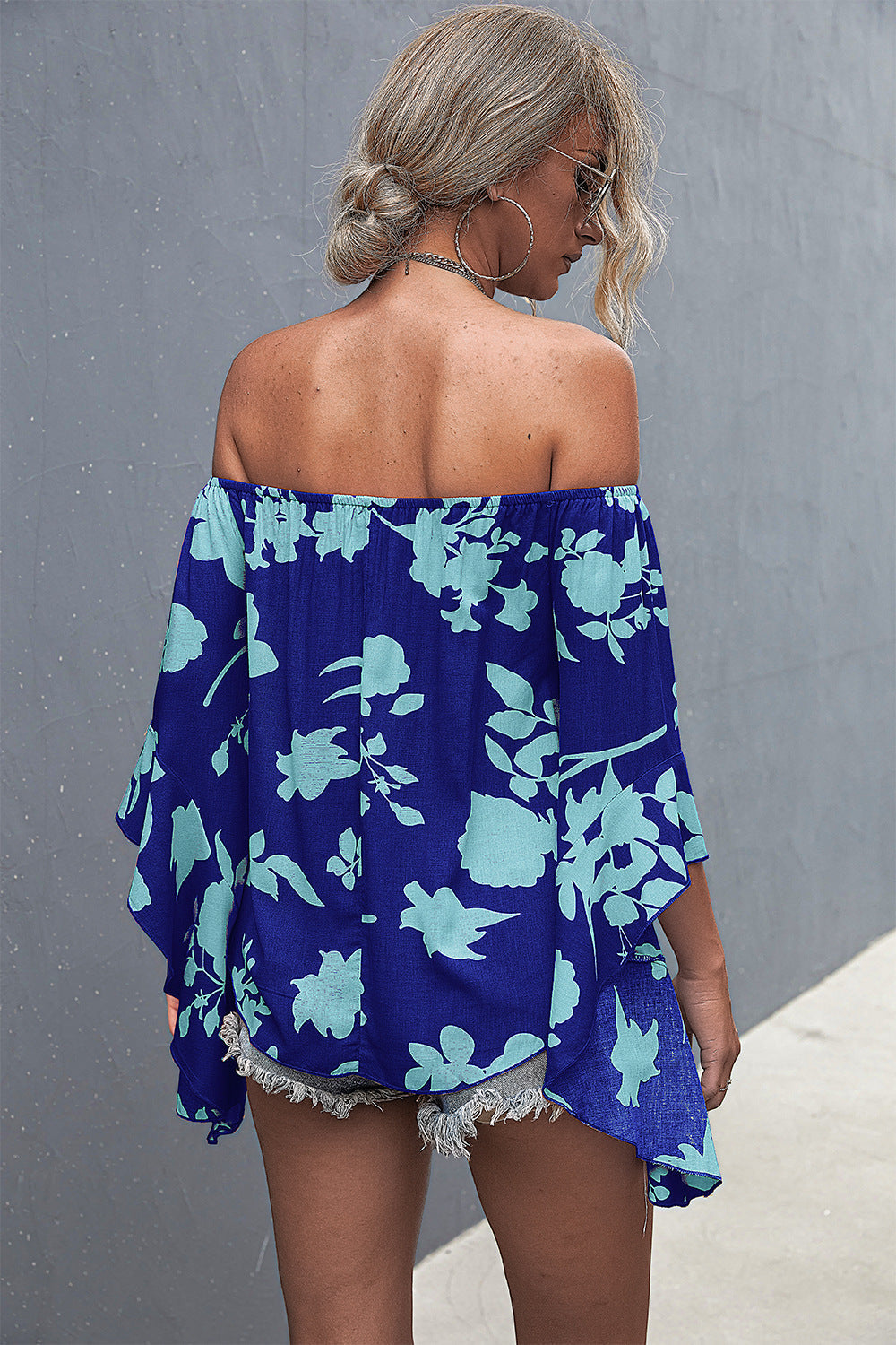 Sexy Off The Shoulder Trumpet Women Blouses