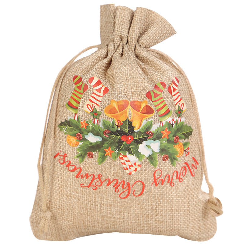 Christmas Drawstring Gift Bags