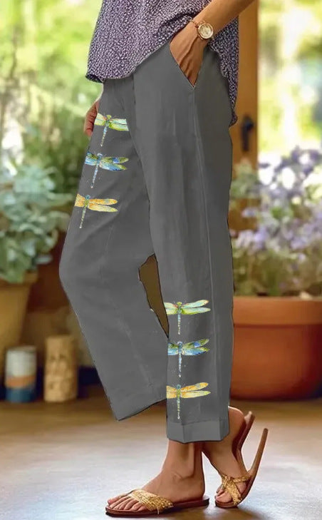 Casual Women Drawstring Elastic Waist Pants