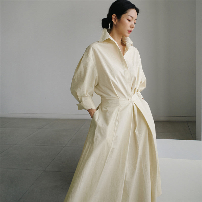 Casual Loose Fashion Long Maxi Shirts Dresses-Cozy Dresses-Free Shipping at meselling99