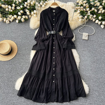 Vintage Elegant Lace Midi/Maxi Dress