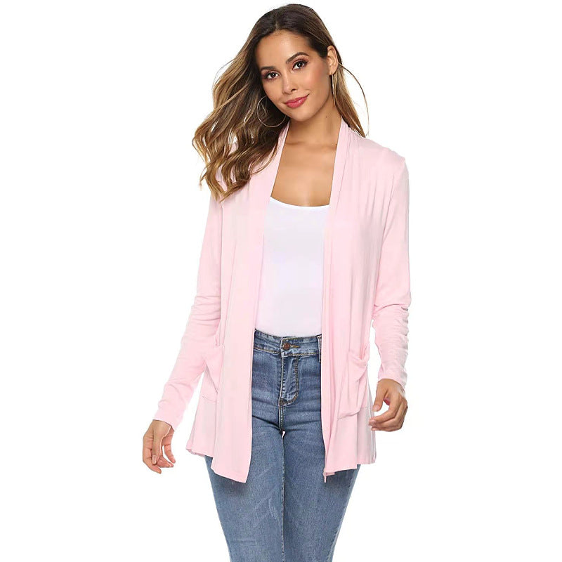 Summer Long Sleeves Women Cardigan Coats