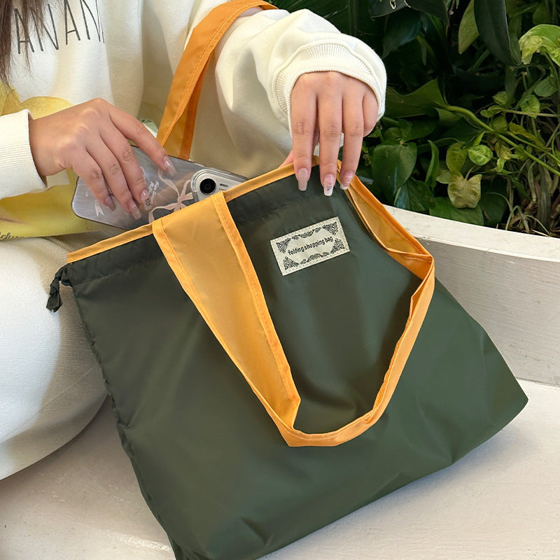 Large-Capacity Waterproof Tote for Market & Travel