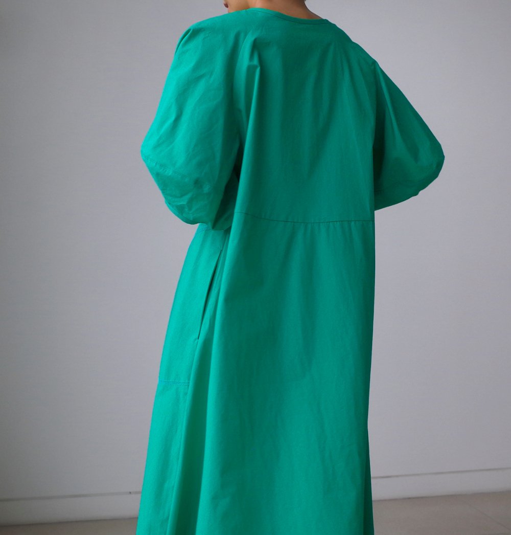 Loose Cozy Puff Sleeves Long Dresses-Maxi Dresses-Free Shipping at meselling99