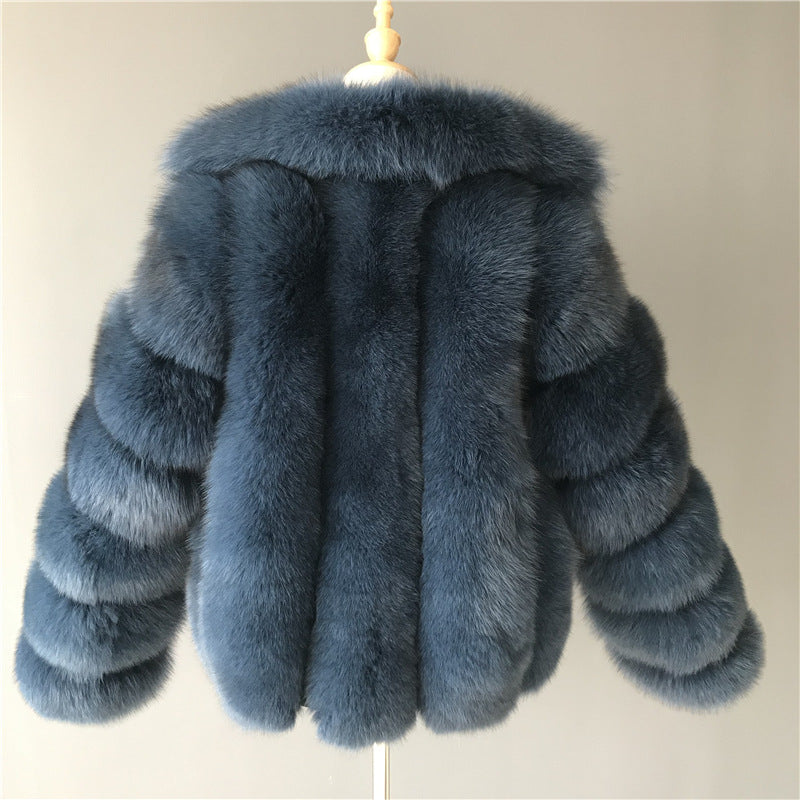 Fashion Artificial Fur Winter Short Coats for Women