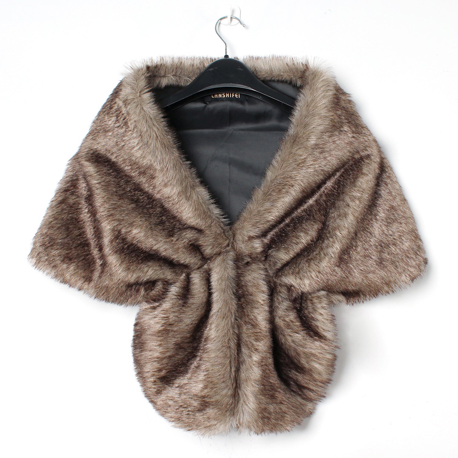 Fashionable Faux Fur Shawl