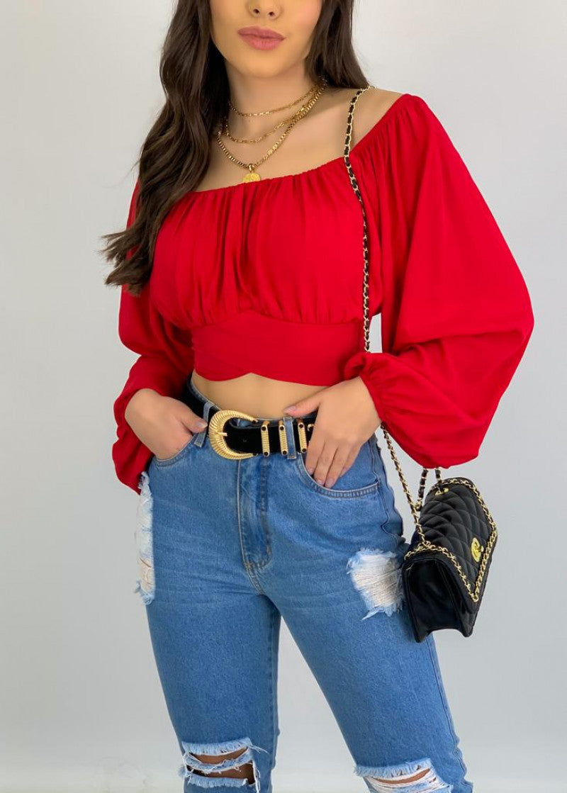 Sexy Off The Shoulder Summer Short Blouses Shirts