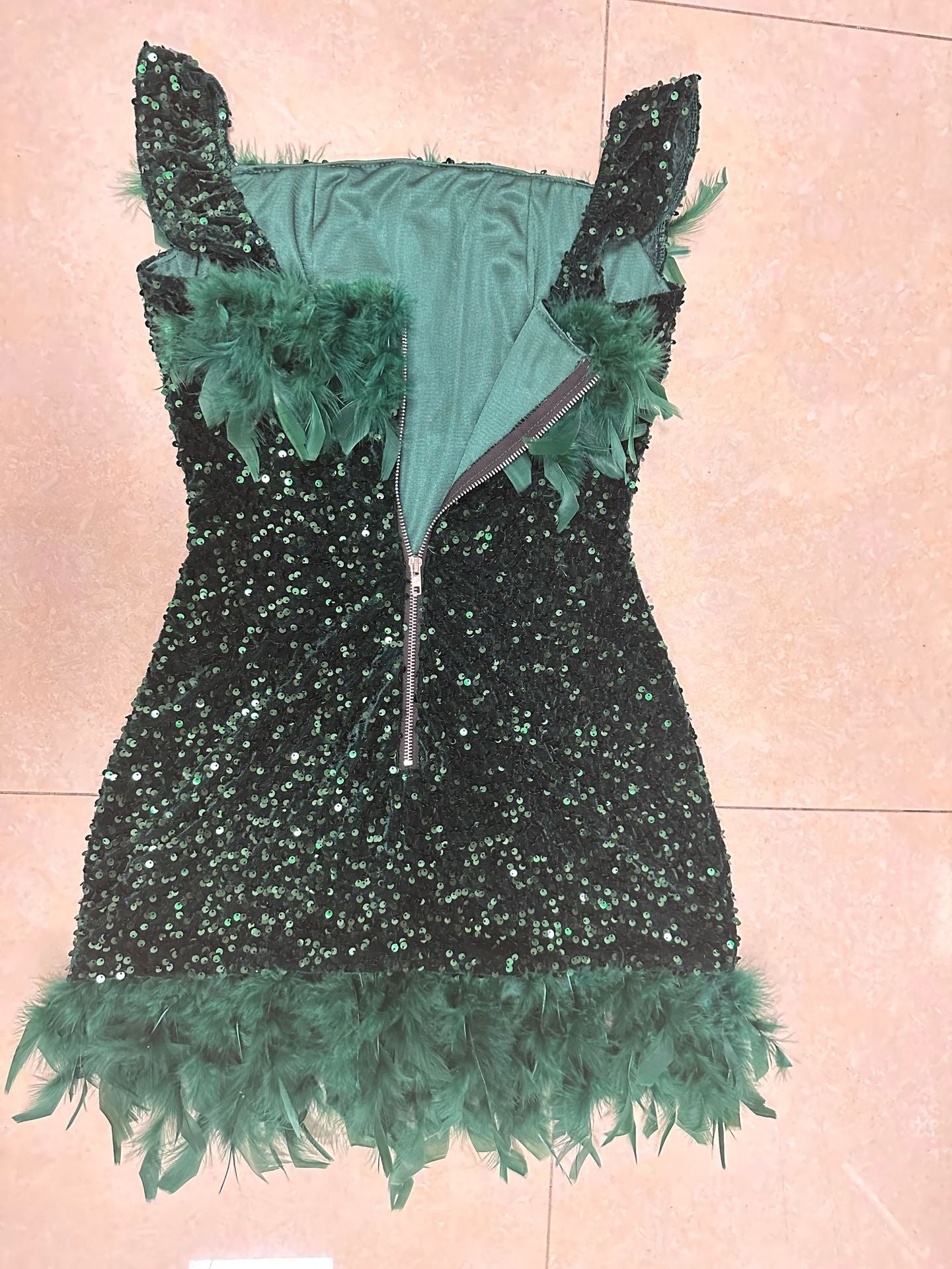 Sexy Off The Shoulder Sequined Mini Party Dresses