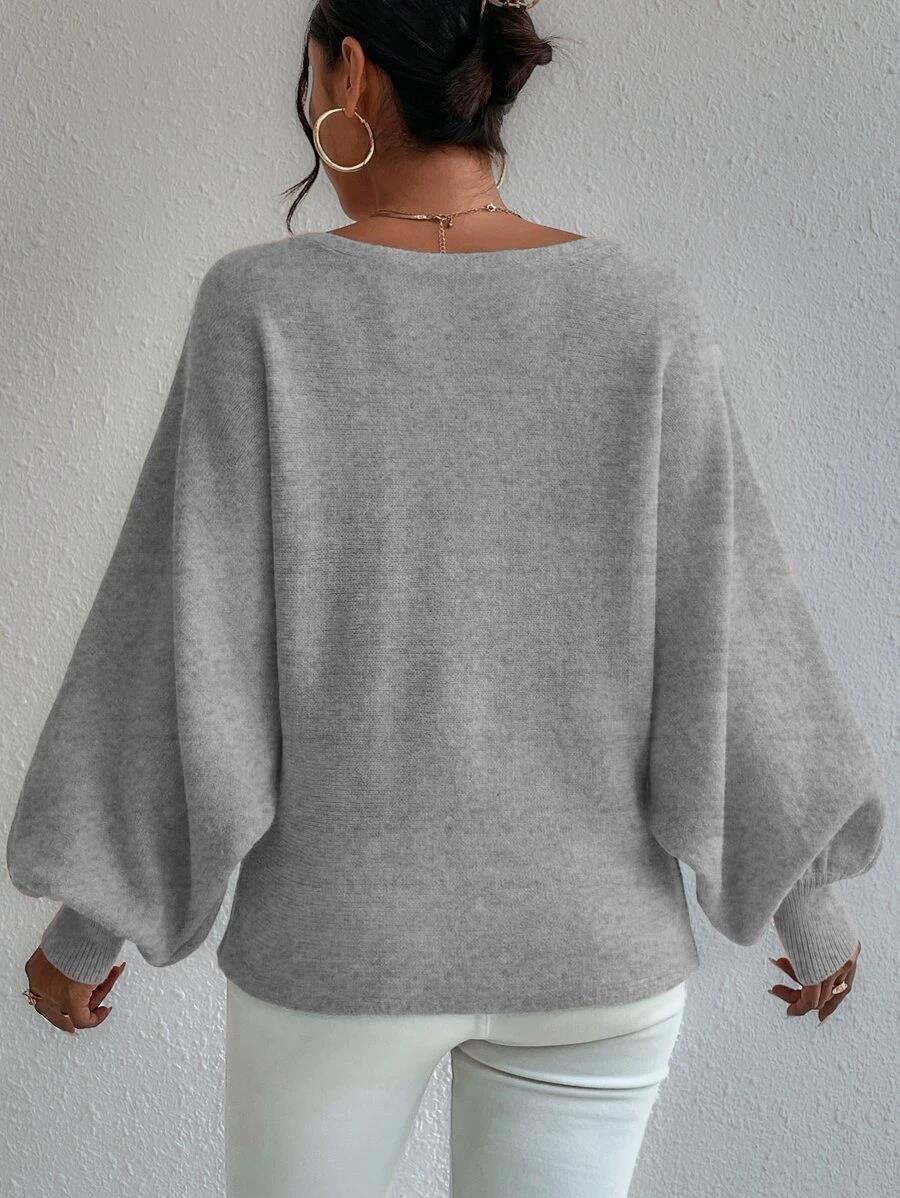 Designed Casual Knitted Pullover Sweaters