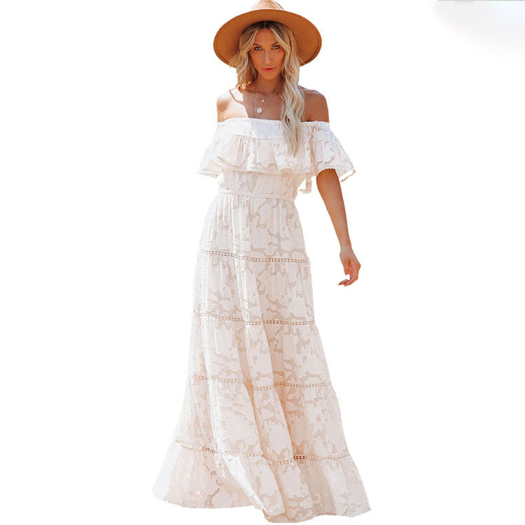 Sexy Off The Shoulder Elegant Long Dresses-Dresses-Free Shipping at meselling99