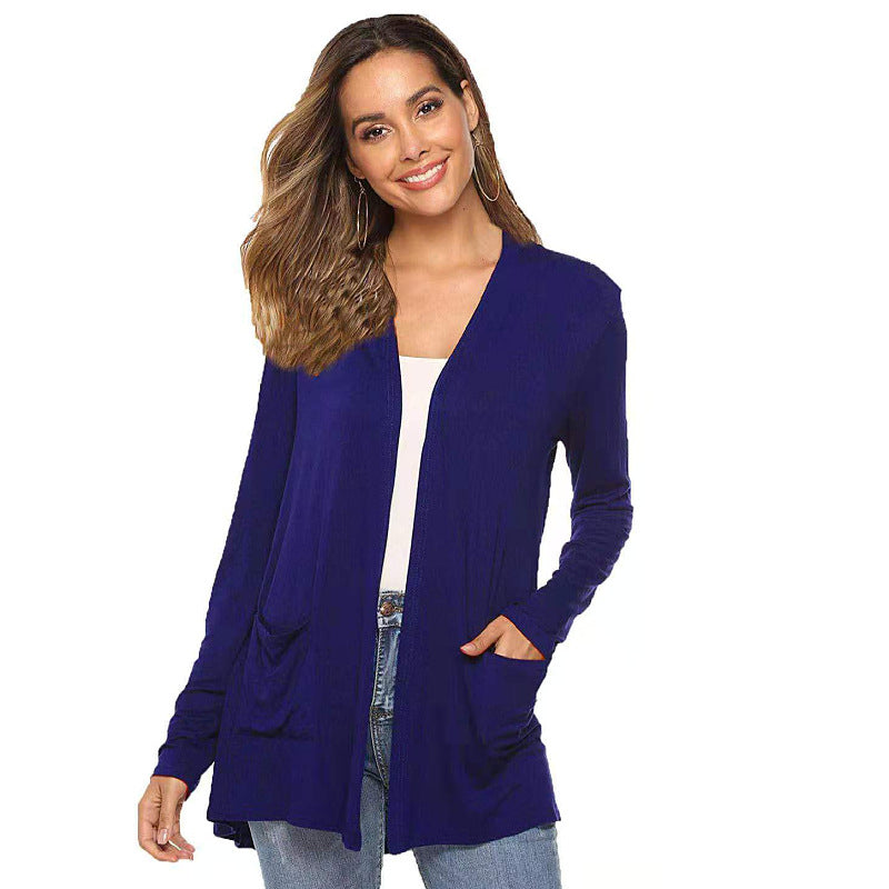 Summer Long Sleeves Women Cardigan Coats
