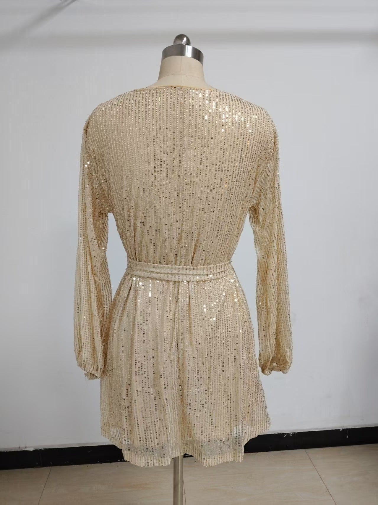 Sparkling Sequin Party Dress – Elegant Evening Gown for Festive Occasion