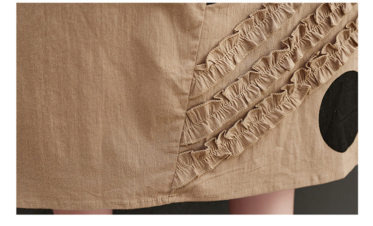 Vintage Dot Print Plus Sizes Long Dresses-Dresses-Free Shipping at meselling99